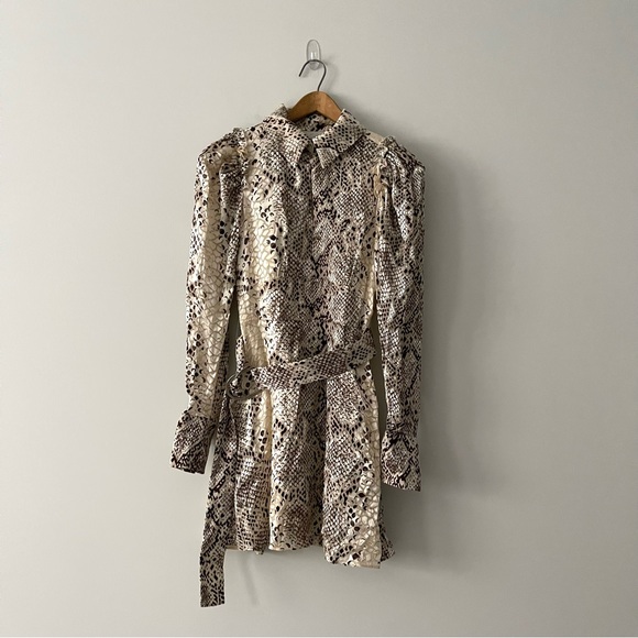 Avili MIB Ted Baker Short Leopard Print Dress Size 1 - Picture 4 of 12